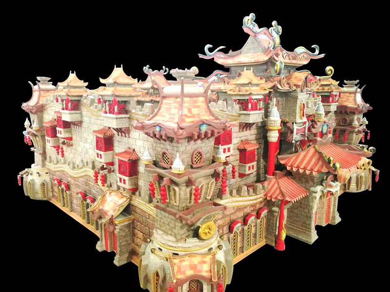 3D打印建筑模型之恒大童世界城堡2